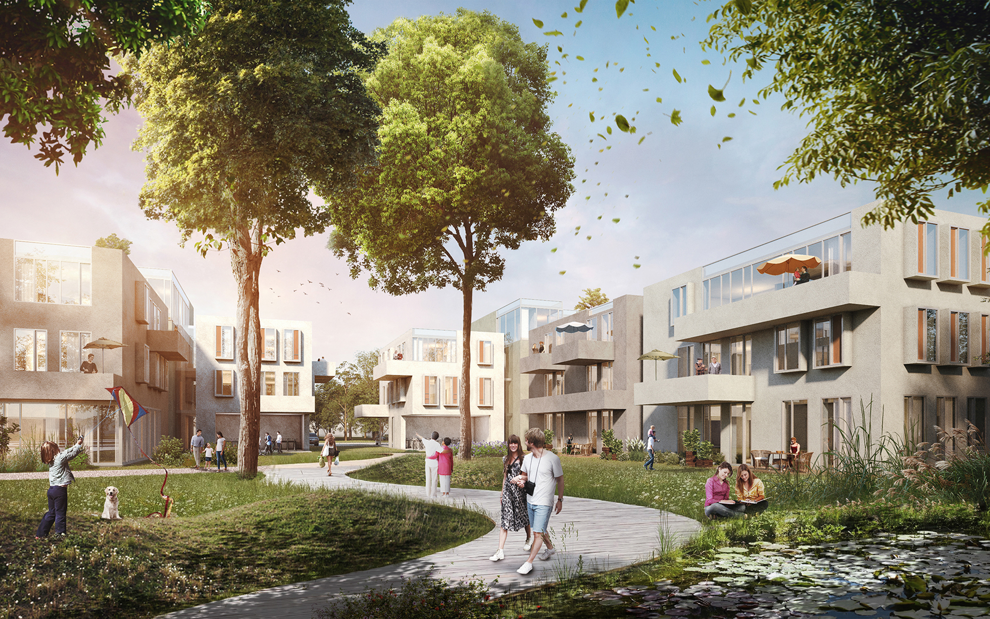 GR1 Dessau Neubau Wohnungen Wohnanlage - Mario Hein architektursalon